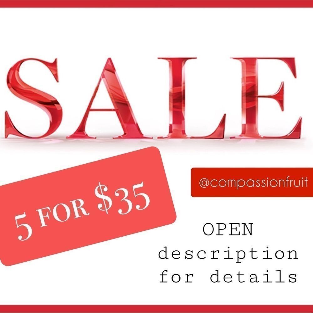 5 items for $35 SALE OPEN DESCRIPTION FOR DETAILS